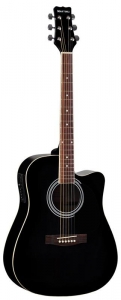 Акустическая гитара Martinez FAW-702CEQ/TBK